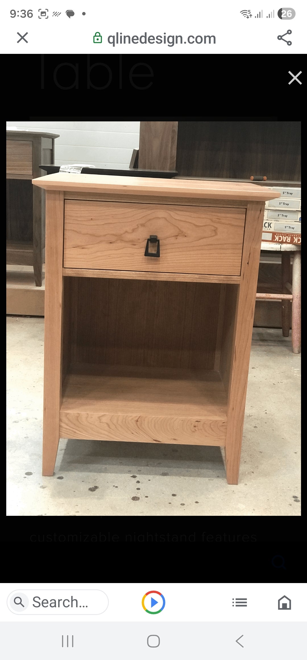 Hidden compartment bedside drawers