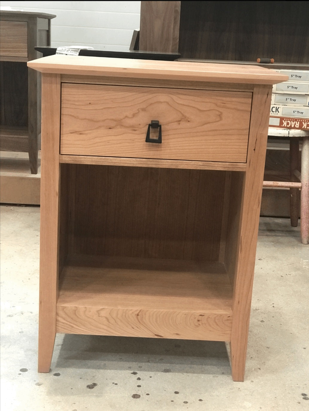 Hidden compartment bedside drawers